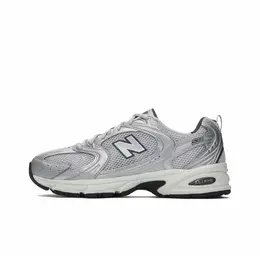 New Balance: Серебристые кроссовки  530