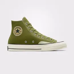 Converse: Зелёные кеды 