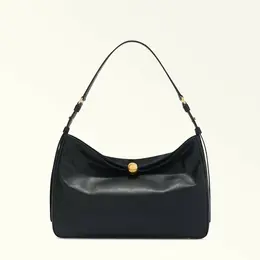 FURLA: Чёрная сумка 