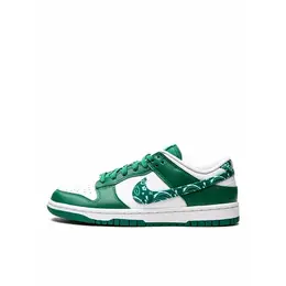 NIKE: Зелёные кроссовки  Dunk Low