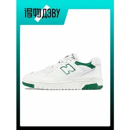 New Balance: Белые кроссовки  550