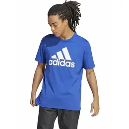 adidas: Синяя футболка  Essentials