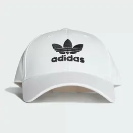 adidas: Белая кепка  Trefoil