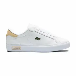 LACOSTE: Белые кеды 