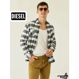 DIESEL: Прямая рубашка 