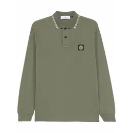 Stone Island: Зелёное поло 