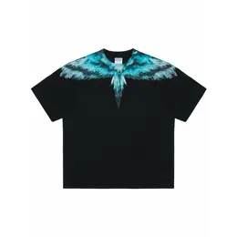 MARCELO BURLON: Чёрная футболка  Wings