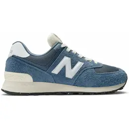 New Balance: Синие кроссовки  574