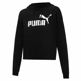 PUMA: Чёрная толстовка  Ess