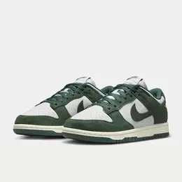 NIKE: Зелёные кроссовки  Dunk Low