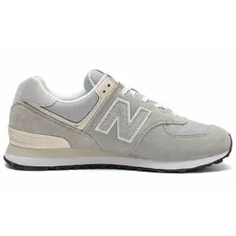 New Balance: Серые кроссовки  574