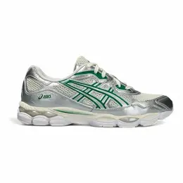 ASICS: Зелёные кроссовки  Gel