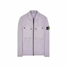 Stone Island: Фиолетовая куртка 