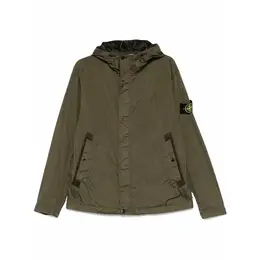 Stone Island: Зелёная куртка 