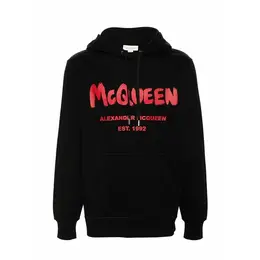 Alexander McQueen: Чёрная толстовка  Graffiti