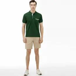 LACOSTE: Бежевые шорты 