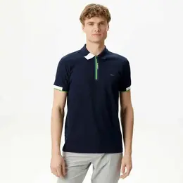 LACOSTE: Тёмное поло 