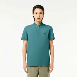 LACOSTE: Синее поло 