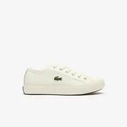 LACOSTE: Белые кеды 