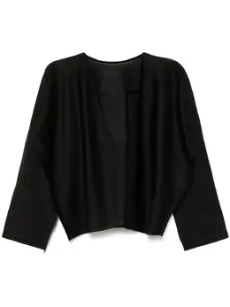 Pleats Please Issey Miyake: Чёрная куртка 
