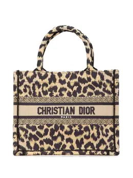 Christian Dior Pre-Owned: Сумка-шоппер с леопардовым принтом 