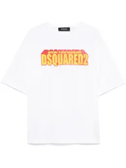 DSQUARED2: Белая футболка 