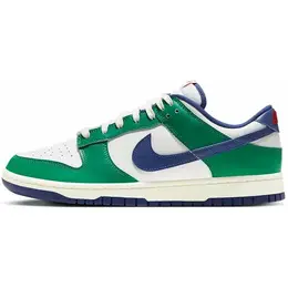 NIKE: Белые кеды  Dunk Low