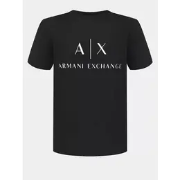 Armani Exchange: Чёрная футболка 