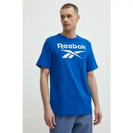 Reebok: Синяя футболка 