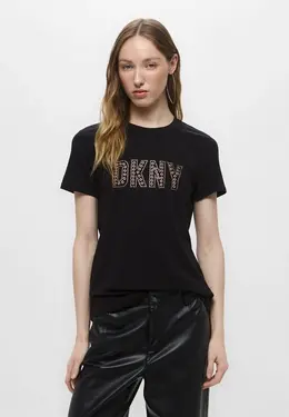 DKNY: Чёрная футболка 