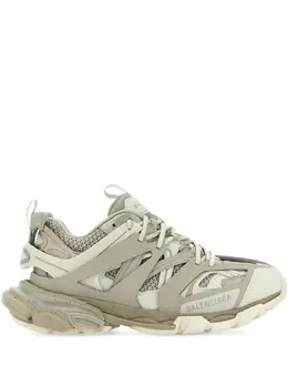 Balenciaga: Белые кроссовки  Track