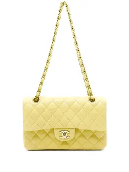 CHANEL Pre-Owned: Жёлтая сумка 