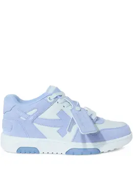 Off-White: Голубые кроссовки  Out of Office