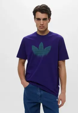 adidas Originals: Фиолетовая футболка 