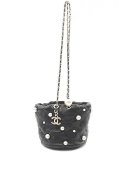 CHANEL Pre-Owned: Чёрная сумка 