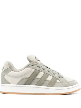 adidas: Зелёные кроссовки  Campus