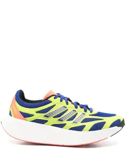 adidas: Зелёные кроссовки  Adizero