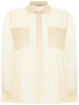 Max Mara: Бежевая рубашка 