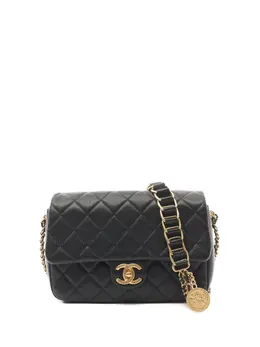 CHANEL Pre-Owned: Чёрная сумка 