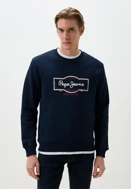 Pepe Jeans: Синий свитшот 