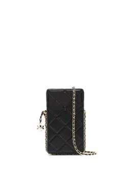 Tory Burch: Чёрная сумка через плечо  Fleming