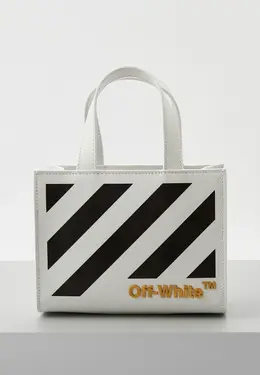 Off-White: Белая сумка 