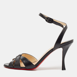 Christian Louboutin: Чёрные сандалии 