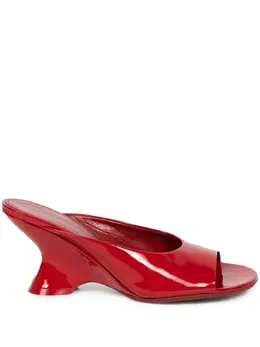 DRIES VAN NOTEN: Красные сандалии 