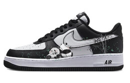 Nike: Чёрные кроссовки  Air Force 1