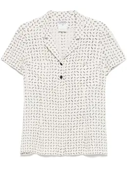 CHANEL Pre-Owned: Белая рубашка 
