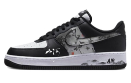 Nike: Чёрные кроссовки  Air Force 1