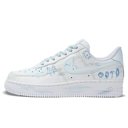 Nike: Синие кроссовки  Air Force 1
