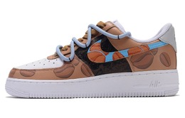 Nike: Коричневые кроссовки  Air Force 1