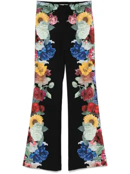 alice + olivia: Брюки с растительным принтом 